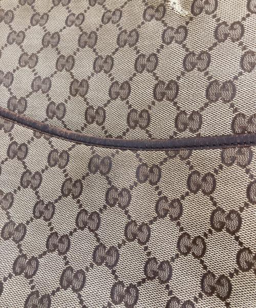 GUCCI（グッチ）GUCCI (グッチ) GGキャンバスショルダーバッグ ブラウンの古着・服飾アイテム