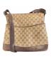 GUCCI（グッチ）の古着「GGキャンバスショルダーバッグ」｜ブラウン