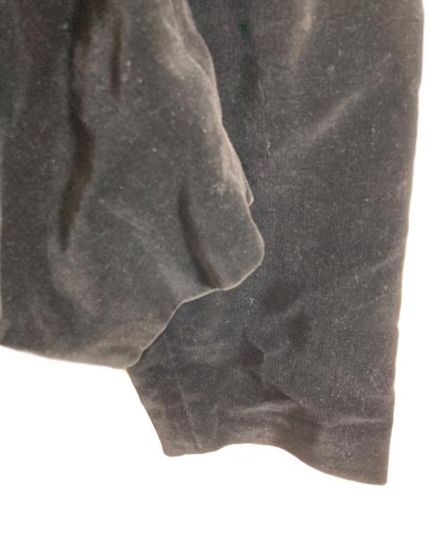 COMME des GARCONS tricot（コムデギャルソントリコ）COMME des GARCONS tricot (コムデギャルソントリコ) ベロアコート ブラック サイズ:Mの古着・服飾アイテム