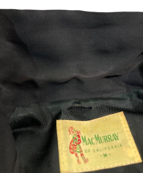 MACMURRAY（マクマリー）MACMURRAY (マクマリー) レーヨンギャバウエスタンジャケット ブラック サイズ:Mの古着・服飾アイテム