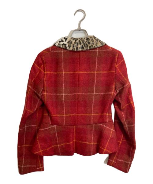 Vivienne Westwood（ヴィヴィアンウエストウッド）Vivienne Westwood (ヴィヴィアンウエストウッド) ジャケット レッド サイズ:40の古着・服飾アイテム