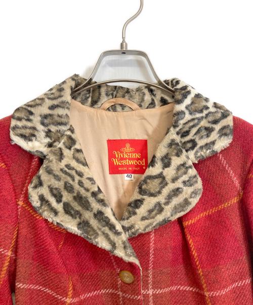 Vivienne Westwood（ヴィヴィアンウエストウッド）Vivienne Westwood (ヴィヴィアンウエストウッド) ジャケット レッド サイズ:40の古着・服飾アイテム