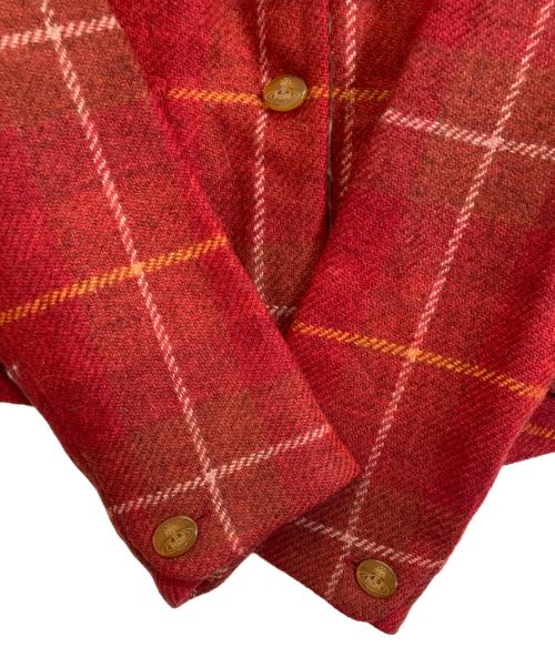 Vivienne Westwood（ヴィヴィアンウエストウッド）Vivienne Westwood (ヴィヴィアンウエストウッド) ジャケット レッド サイズ:40の古着・服飾アイテム