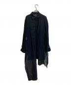 YOHJI YAMAMOTOヨウジヤマモト）の古着「変形ワンピース」｜ブラック
