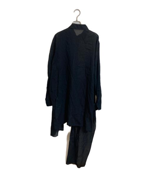 YOHJI YAMAMOTO（ヨウジヤマモト）YOHJI YAMAMOTO (ヨウジヤマモト) 変形ワンピース ブラック サイズ:1の古着・服飾アイテム