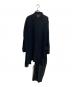 YOHJI YAMAMOTO (ヨウジヤマモト) 変形ワンピース ブラック サイズ:1：20000円