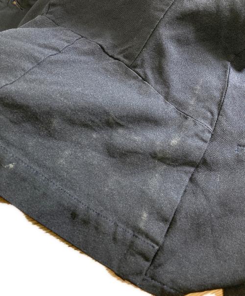 COMME des GARCONS（コムデギャルソン）COMME des GARCONS (コムデギャルソン) シワ加工 異素材切替 レイヤードジャケット ネイビー サイズ:Sの古着・服飾アイテム