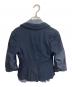 COMME des GARCONS (コムデギャルソン) シワ加工 異素材切替 レイヤードジャケット ネイビー サイズ:S：25000円