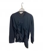 COMME des GARCONSコムデギャルソン）の古着「ドッキング Tシャツ」｜ブラック