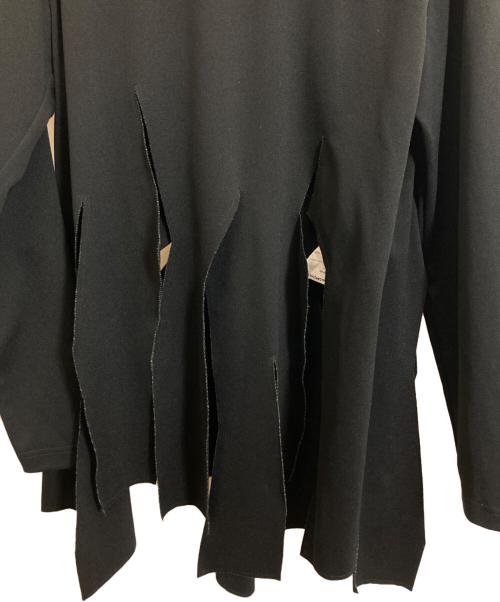 COMME des GARCONS（コムデギャルソン）COMME des GARCONS (コムデギャルソン) アシンメトリー カッティングデザインカットソー ブラック サイズ:Sの古着・服飾アイテム