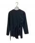 COMME des GARCONS (コムデギャルソン) アシンメトリー カッティングデザインカットソー ブラック サイズ:S：17000円