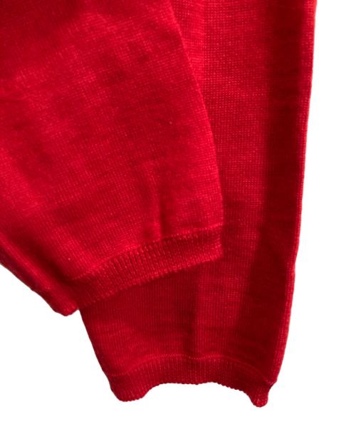 COMME des GARCONS（コムデギャルソン）COMME des GARCONS (コムデギャルソン) 変形スクエアカーディガン レッド サイズ:Sの古着・服飾アイテム