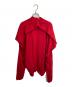 COMME des GARCONS (コムデギャルソン) 変形スクエアカーディガン レッド サイズ:S：23000円