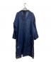 YOHJI YAMAMOTO (ヨウジヤマモト) Organza Lawn Side Gather Detail Coat B ネイビー サイズ:1：30000円