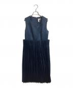 COMME des GARCONSコムデギャルソン）の古着「ノースリーブワンピース　GP-A003」｜ネイビー