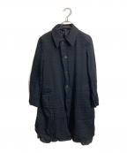 COMME des GARCONSコムデギャルソン）の古着「ジャガードコート　GM-C004」｜ブラック
