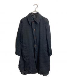 COMME des GARCONS（コムデギャルソン）の古着「ジャガードコート　GM-C004」｜ブラック