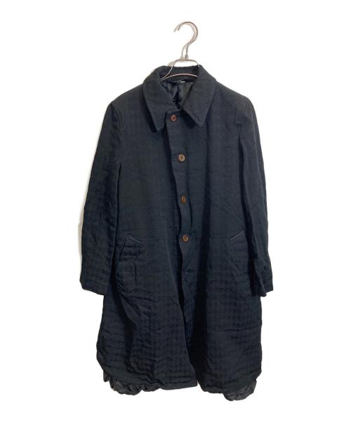 COMME des GARCONS（コムデギャルソン）COMME des GARCONS (コムデギャルソン) ジャガードコート　GM-C004 ブラック サイズ:Sの古着・服飾アイテム