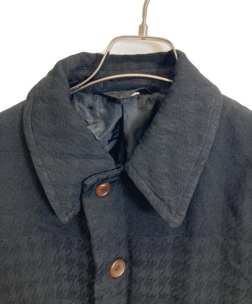COMME des GARCONS（コムデギャルソン）COMME des GARCONS (コムデギャルソン) ジャガードコート　GM-C004 ブラック サイズ:Sの古着・服飾アイテム