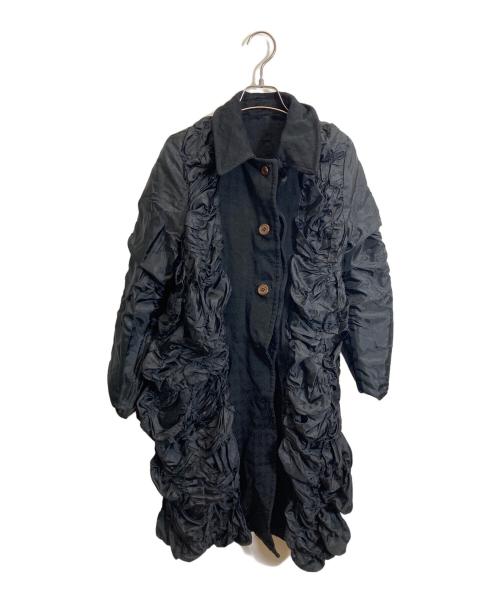 COMME des GARCONS（コムデギャルソン）COMME des GARCONS (コムデギャルソン) ジャガードコート　GM-C004 ブラック サイズ:Sの古着・服飾アイテム