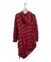 COMME des GARCONS (コムデギャルソン) Red Tartan Asymmetric Draped Hoodie　GP-T018 レッド サイズ:S：35000円