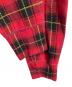中古・古着 COMME des GARCONS (コムデギャルソン) Red Tartan Asymmetric Draped Hoodie　GP-T018 レッド サイズ:S：35000円