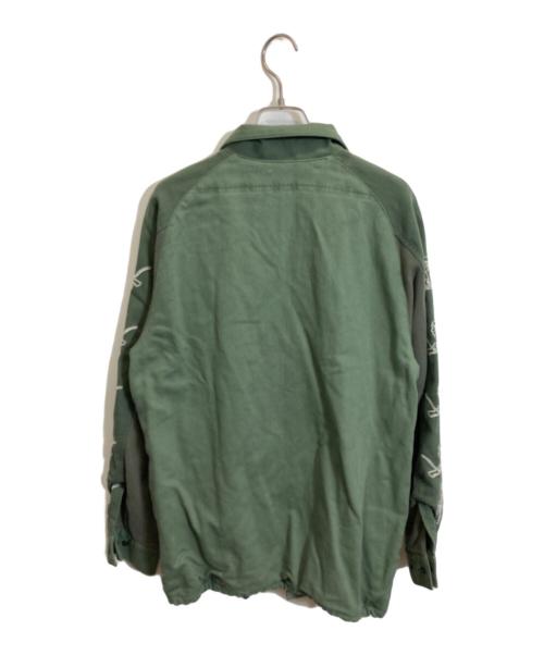 ink（インク）INK (インク) SEWING HAND COACH JACKET オリーブ サイズ:Sの古着・服飾アイテム