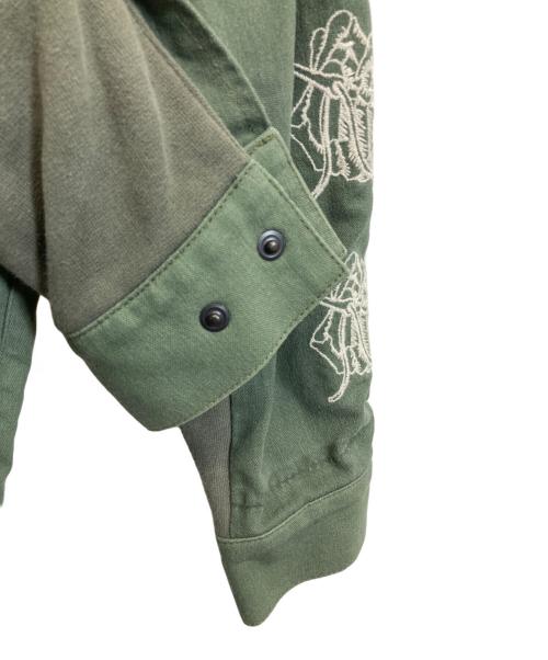 ink（インク）INK (インク) SEWING HAND COACH JACKET オリーブ サイズ:Sの古着・服飾アイテム