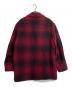 LAUREN RALPH LAUREN (ローレン ラルフ ローレン) オンブレ柄ウールコート レッド サイズ:M：15000円