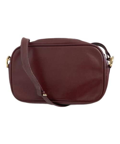 Cartier（カルティエ）Cartier (カルティエ) ショルダーバッグ ボルドーの古着・服飾アイテム