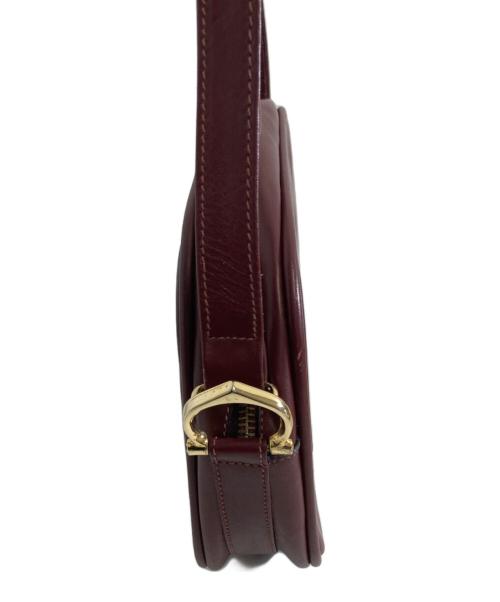 Cartier（カルティエ）Cartier (カルティエ) ショルダーバッグ ボルドーの古着・服飾アイテム