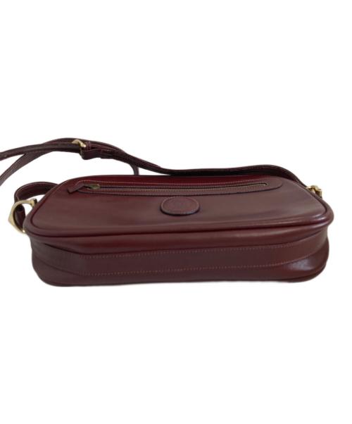 Cartier（カルティエ）Cartier (カルティエ) ショルダーバッグ ボルドーの古着・服飾アイテム