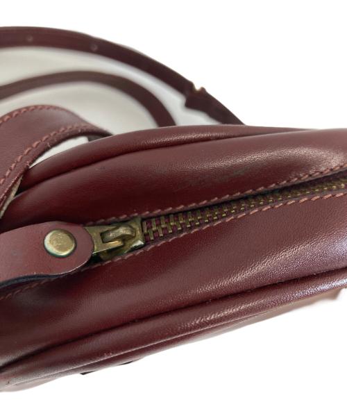 Cartier（カルティエ）Cartier (カルティエ) ショルダーバッグ ボルドーの古着・服飾アイテム
