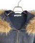 中古・古着 LE CIEL BLEU (ルシェルブルー) Fur-Trim Hooded Sweatshirt ブラック サイズ:S：10000円