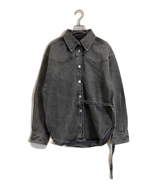 haikure（ハイクル）HAIKURE (ハイクル) デニムシャツ グレー サイズ:36の古着・服飾アイテム