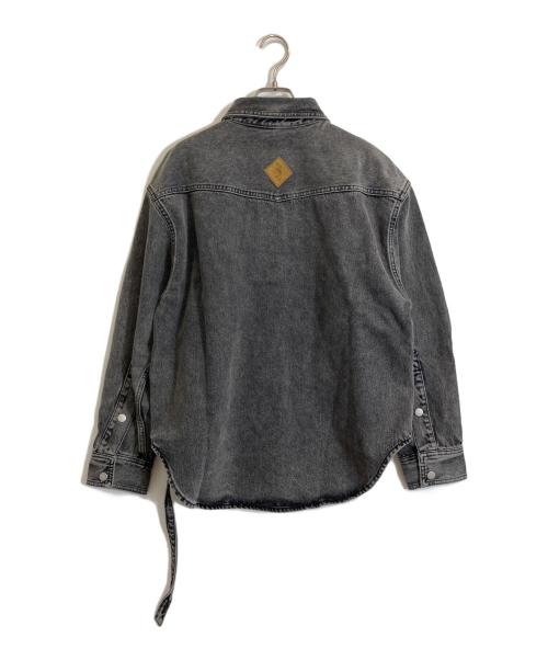 haikure（ハイクル）HAIKURE (ハイクル) デニムシャツ グレー サイズ:36の古着・服飾アイテム