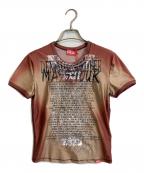 DIESELディーゼル）の古着「Tシャツ」｜ブラウン