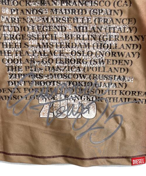 DIESEL（ディーゼル）DIESEL (ディーゼル) Tシャツ ブラウン サイズ:Lの古着・服飾アイテム