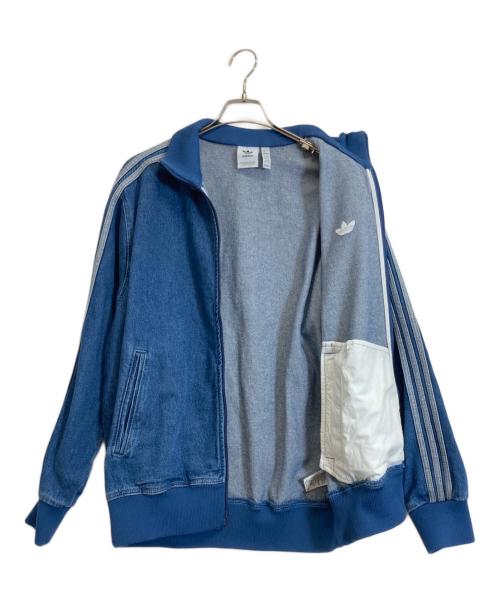 adidas（アディダス）adidas (アディダス) デニム ファイヤーバード トラックトップ インディゴ サイズ:Lの古着・服飾アイテム