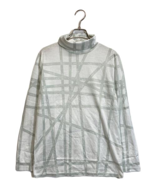 HERMES（エルメス）HERMES (エルメス) タートルネックカットソー ホワイト サイズ:Mの古着・服飾アイテム