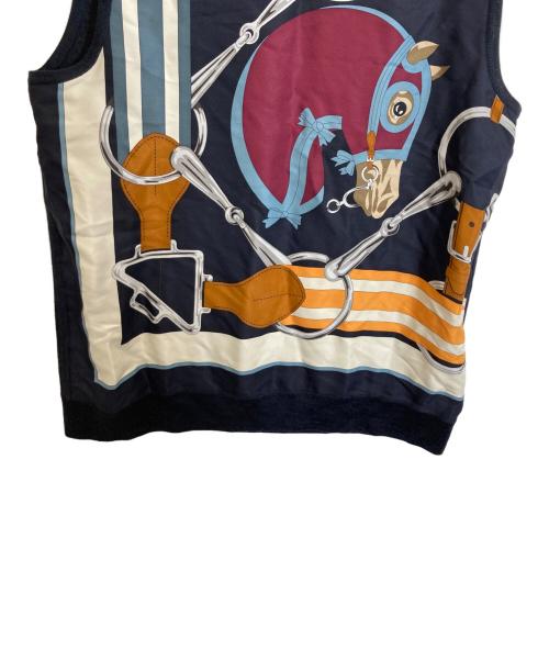 HERMES（エルメス）HERMES (エルメス) シルクカシミヤブレンドニット ブラック サイズ:Mの古着・服飾アイテム