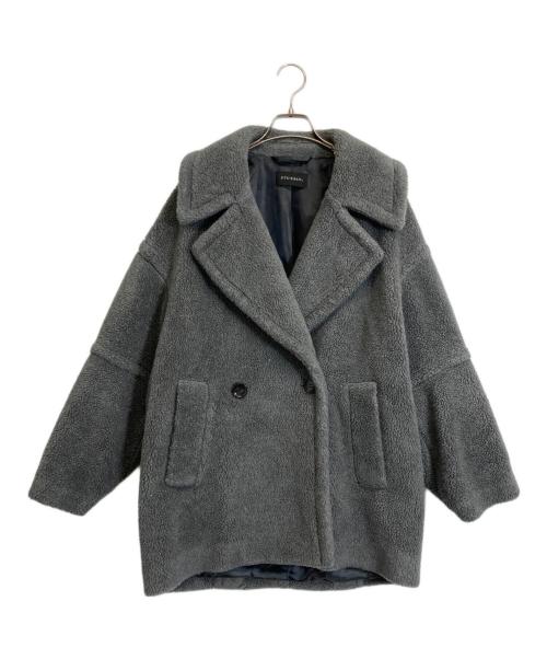 STUMBLY（スタンブリ―）STUMBLY (スタンブリ―) Silhouette Boa Pea Jacket グレー サイズ:Mの古着・服飾アイテム