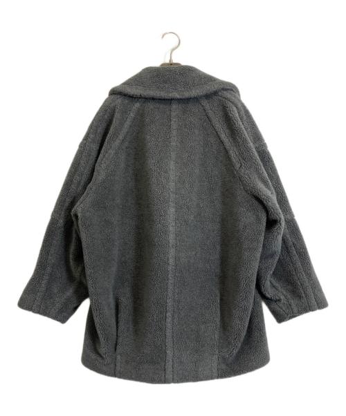 STUMBLY（スタンブリ―）STUMBLY (スタンブリ―) Silhouette Boa Pea Jacket グレー サイズ:Mの古着・服飾アイテム