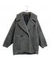 STUMBLY（スタンブリ―）の古着「Silhouette Boa Pea Jacket」｜グレー