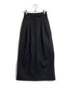 THE ROWザ ロウ）の古着「Michelet Pleat Detailed Midi Skirt」｜ブラック