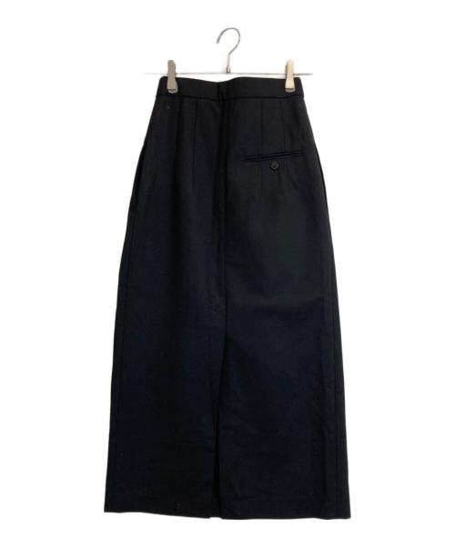 THE ROW（ザ ロウ）THE ROW (ザ ロウ) Michelet Pleat Detailed Midi Skirt ブラックの古着・服飾アイテム