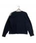 COMME des GARCONS HOMME (コムデギャルソン オム) パッチワークデザインニット ブラック×グレー サイズ:M：8000円