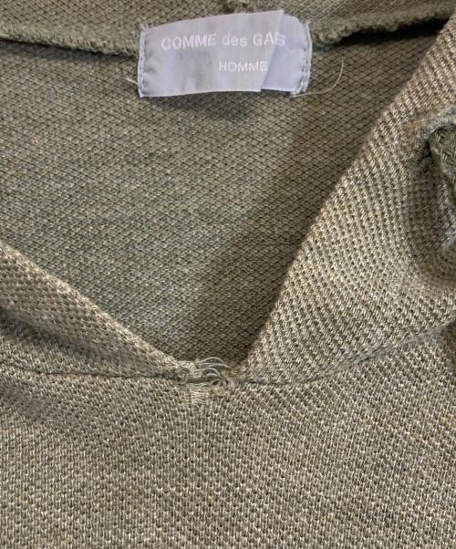 COMME des GARCONS HOMME（コムデギャルソン オム）COMME des GARCONS HOMME (コムデギャルソン オム) パーカー オリーブ サイズ:記載なしの古着・服飾アイテム