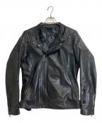 BELSTAFF×SOPHNET.ベルスタッフ×ソフネット）の古着「シングルライダースジャケット」｜ブラック