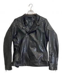 BELSTAFF×SOPHNET.（ベルスタッフ×ソフネット）の古着「シングルライダースジャケット」｜ブラック
